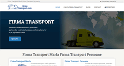 Desktop Screenshot of firma-transport.com